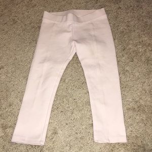 Janie and Jack size 3 light pink ponte pants